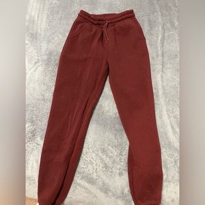 Maroon Cozy Joggers